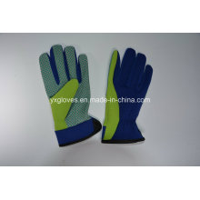 Guantes de PVC con punta de guante de guantes de jardín guantes baratos guantes